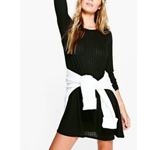 Boohoo Long Sleeve Dress